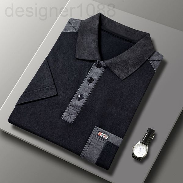 men's polos designer 2022 summer new men's short sleeved cotton t-shirt stitching contrast color thin casual polo shirt k04s, White;black
men's polos designer 2022 summer new men's short sleeved cotton t-shirt stitching contrast color thin casual polo shirt k04s, White;black