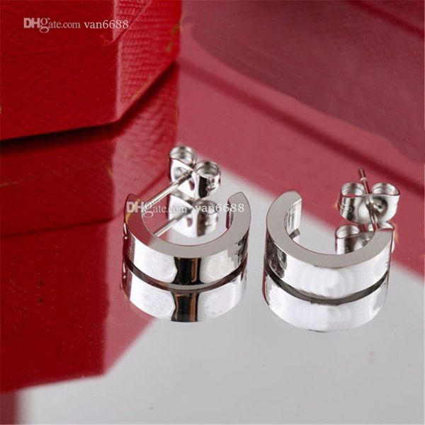 woman love earrings designer hoop screw earrings classic stud earing women cartis luxury jewelry cleef c, Golden;silver
woman love earrings designer hoop screw earrings classic stud earing women cartis luxury jewelry cleef c, Golden;silver