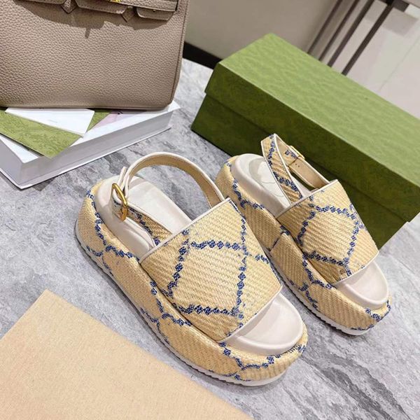 women mens fashion platform sandals flat slides straps affia effect fabric slipper summer casual slippers summer beach shoes with box no380, Black
women mens fashion platform sandals flat slides straps affia effect fabric slipper summer casual slippers summer beach shoes with box no380, Black
