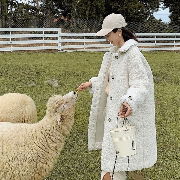 winter cashmere coat loose long coat ladies made lambskin coat women large size fashion imitation sheepskin 201221, Black
winter cashmere coat loose long coat ladies made lambskin coat women large size fashion imitation sheepskin 201221, Black