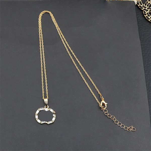 rhinestone double letter necklace women diamond pendant necklaces personality versatile crystal necklace wholesale, Silver
rhinestone double letter necklace women diamond pendant necklaces personality versatile crystal necklace wholesale, Silver