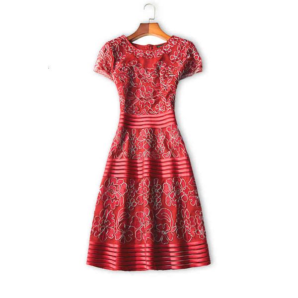 casual dresses wind summer style temperament round neck mesh embroidery large swing skirt mother's wedding dress size avfk, Black;gray
casual dresses wind summer style temperament round neck mesh embroidery large swing skirt mother's wedding dress size avfk, Black;gray