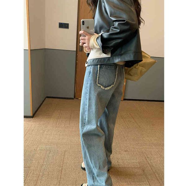 women's jeans wide leg pear shaped figure jeans women's autumn straight tube loose pants floor sv5j, Blue
women's jeans wide leg pear shaped figure jeans women's autumn straight tube loose pants floor sv5j, Blue