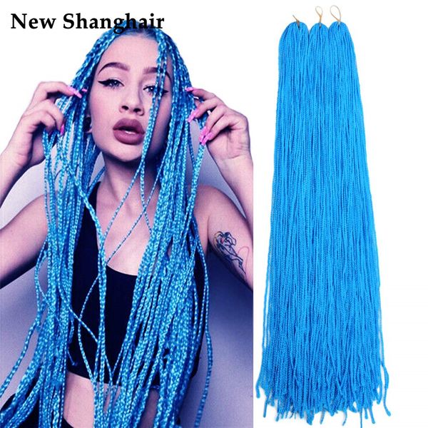 28'' synthetic zizi braid hair straight colorful box braids crochet extension pink white purple for women party bs09, Black
28'' synthetic zizi braid hair straight colorful box braids crochet extension pink white purple for women party bs09, Black