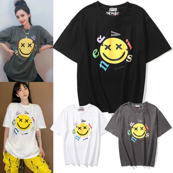 men's t shirts designer fashion tshirt short sleeve mens and womens mayhem nervis foaming smiley face printing summer star same, White;black
men's t shirts designer fashion tshirt short sleeve mens and womens mayhem nervis foaming smiley face printing summer star same, White;black