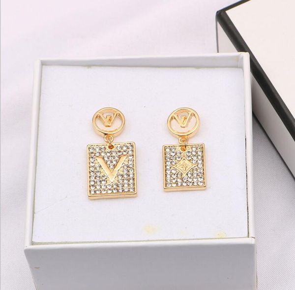 20style designer classic earring double letter stud 18k gold plated long dangle drop earrings pearl crystal rhinestone women wedding party j, Golden;silver
20style designer classic earring double letter stud 18k gold plated long dangle drop earrings pearl crystal rhinestone women wedding party j, Golden;silver