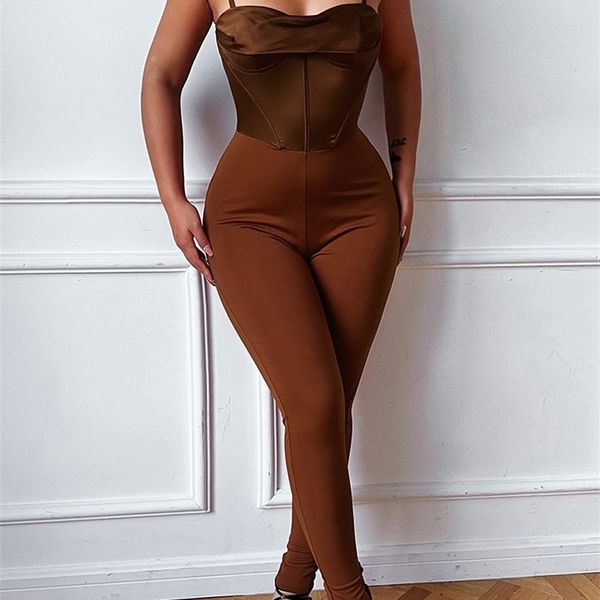 wannathis silk women cami jumpsuit patchwork ladies corsets black sleeveless backless slim fitness casual overalls clothing 220607, Black;white
wannathis silk women cami jumpsuit patchwork ladies corsets black sleeveless backless slim fitness casual overalls clothing 220607, Black;white