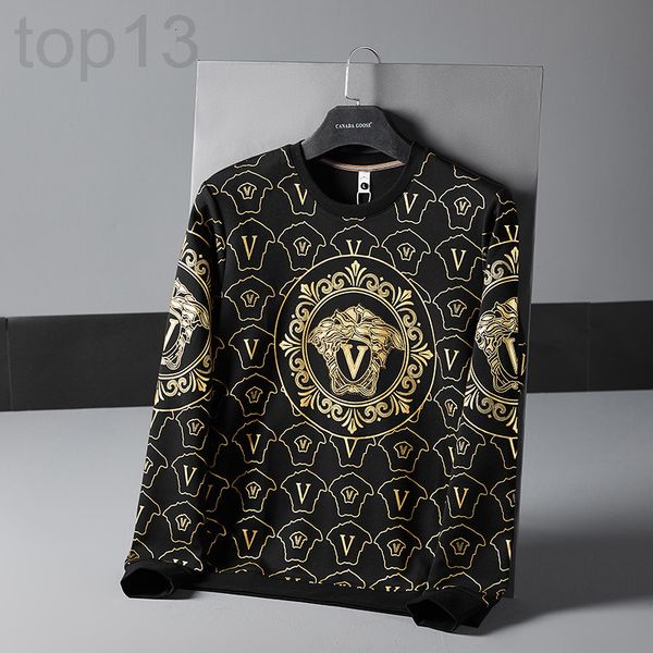 men's hoodies & sweatshirts designer chaopai european stamping paste diamond cotton elastic sweater long sleeve autumn and winter pullo, Black
men's hoodies & sweatshirts designer chaopai european stamping paste diamond cotton elastic sweater long sleeve autumn and winter pullo, Black