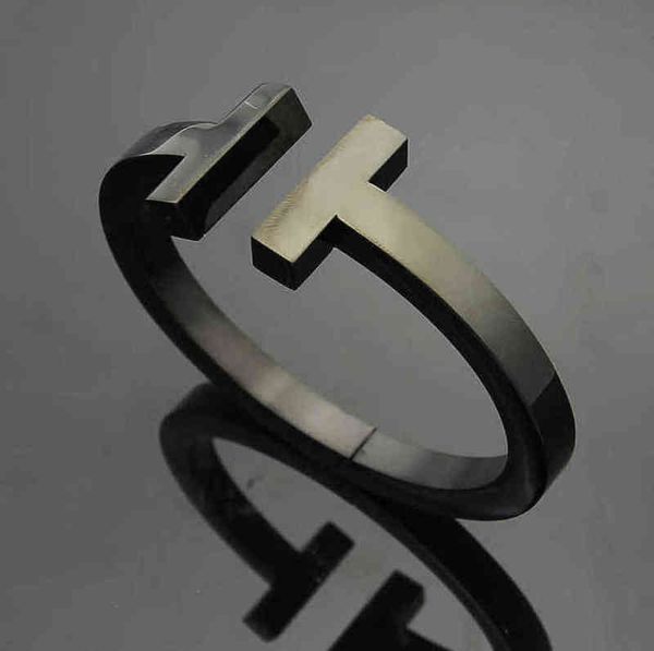 luxury fashion women bangle bracelets stainless open cuffs thick wide band double t bangles bracelet mens jewlery silver rose gold black pul
luxury fashion women bangle bracelets stainless open cuffs thick wide band double t bangles bracelet mens jewlery silver rose gold black pul
