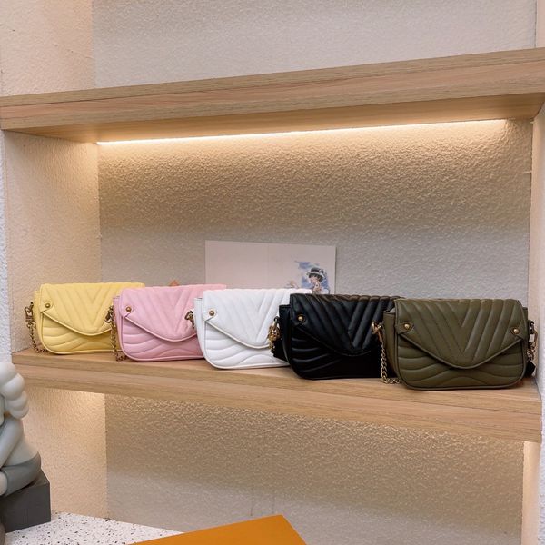 wave multi-pochette crossbody hand bag women quilted smooth leather designer 3 piece chain handbag with round coin purse 3 pcs set shoulder
wave multi-pochette crossbody hand bag women quilted smooth leather designer 3 piece chain handbag with round coin purse 3 pcs set shoulder