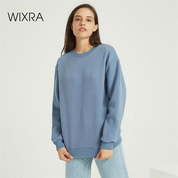 wixra women basic sweatshirts solid women classic o neck long sleeve autumn winter spring velvet pullover 201204, Black
wixra women basic sweatshirts solid women classic o neck long sleeve autumn winter spring velvet pullover 201204, Black