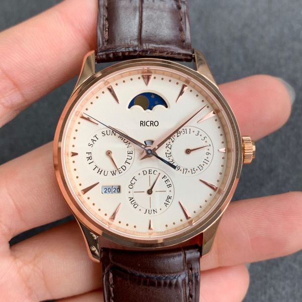 high-end men's automatic mechanical watch v9 factory manufacturing 868 movement calendar sapphire mirror 39x11.5mm size, Slivery;brown
high-end men's automatic mechanical watch v9 factory manufacturing 868 movement calendar sapphire mirror 39x11.5mm size, Slivery;brown