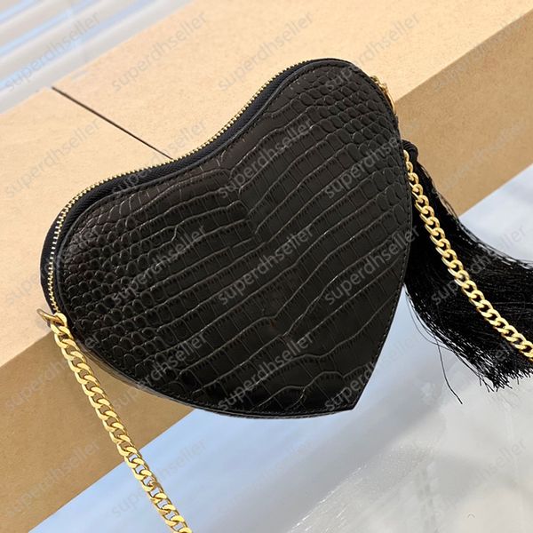 fashion heart style designer bag chain crossbody serpentine shoulder bags women handbag cute wallet coin purse tassel clutch 3 colors
fashion heart style designer bag chain crossbody serpentine shoulder bags women handbag cute wallet coin purse tassel clutch 3 colors