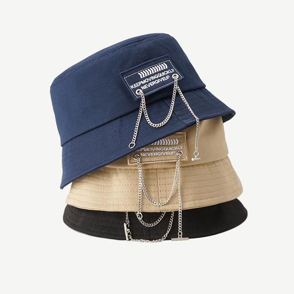 berets female chain sunscreen fisherman hat street trend cool basin cap student fashion couple women's men hats, Blue;gray
berets female chain sunscreen fisherman hat street trend cool basin cap student fashion couple women's men hats, Blue;gray