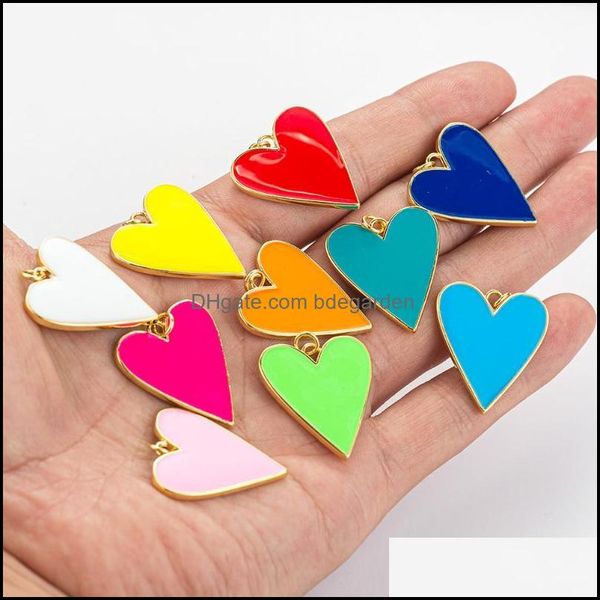 charms jewelry findings components colors big enamel heart pendant unique gold color copper romantic love for necklac dhhct, Bronze;silver
charms jewelry findings components colors big enamel heart pendant unique gold color copper romantic love for necklac dhhct, Bronze;silver