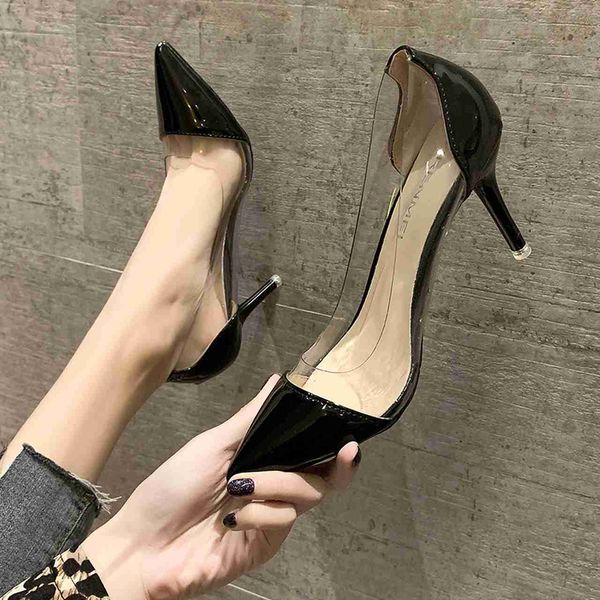 classic luxury paris women's high heels fashion transparent single shoes 2022 pointed wedding all-match black red zapatillas mujer desi
classic luxury paris women's high heels fashion transparent single shoes 2022 pointed wedding all-match black red zapatillas mujer desi