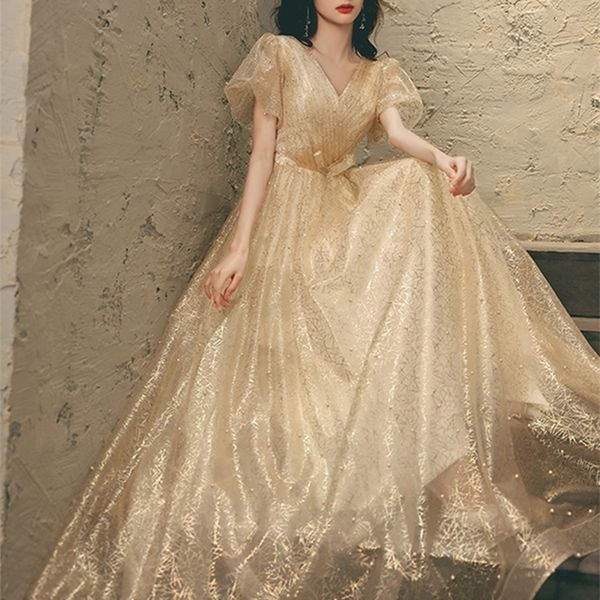 champang evening dress women elegant beaded pearls vneck banquet party long dresses formal prom gowns performance clothing 220627, White;black
champang evening dress women elegant beaded pearls vneck banquet party long dresses formal prom gowns performance clothing 220627, White;black