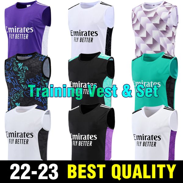 2022 hazard benzema training wear sleeveless kit soccer jerseys modric asensio kroos marcelo bale isco footall shirt vest uniforms, Black;yellow
2022 hazard benzema training wear sleeveless kit soccer jerseys modric asensio kroos marcelo bale isco footall shirt vest uniforms, Black;yellow