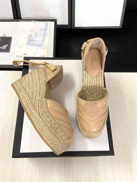2022 high-heeled sandals thick bottom light twine braided cross strap fisherman shoes designer wild wedge comfortable canvas mjh, Black
2022 high-heeled sandals thick bottom light twine braided cross strap fisherman shoes designer wild wedge comfortable canvas mjh, Black