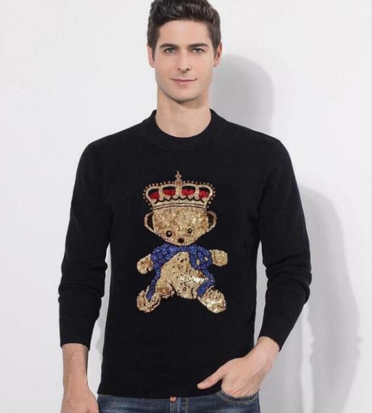 sweaters for man wearing 2022 winter male lovely short sleeves clothes drill, White;black 
sweaters for man wearing 2022 winter male lovely short sleeves clothes drill, White;black