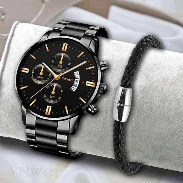 fashion stainless steel men bracelet luxury calendar quartz wrist business es for man clock relogio masculino y220707, Slivery;brown
fashion stainless steel men bracelet luxury calendar quartz wrist business es for man clock relogio masculino y220707, Slivery;brown