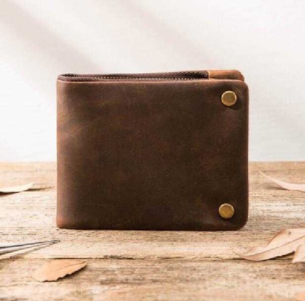 hand custom crazy horse leather horizontal type restoring ancient ways zipper man purse cowhide ms contracted do old leather wallet, Brown;gray
hand custom crazy horse leather horizontal type restoring ancient ways zipper man purse cowhide ms contracted do old leather wallet, Brown;gray