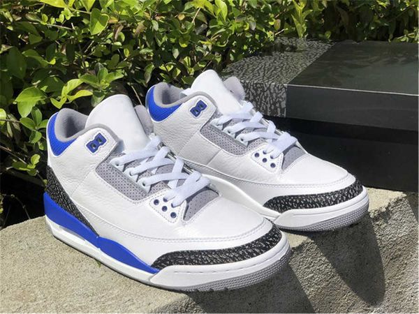 2022 authentic 3 racer blue basketball shoes men fragment white black cement grey genuine leather unc mocha sneakers with original box 40-47
2022 authentic 3 racer blue basketball shoes men fragment white black cement grey genuine leather unc mocha sneakers with original box 40-47