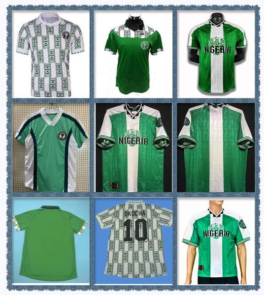 1994 1996 1998 retro soccer jersey 96 98 yekini ikpeba shirt okocha amokachi okoro classic football uniforms, Black;gray
1994 1996 1998 retro soccer jersey 96 98 yekini ikpeba shirt okocha amokachi okoro classic football uniforms, Black;gray
