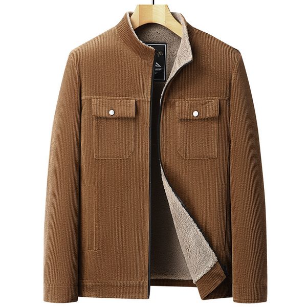 autumn and winter coat cotton corduroy jacket men's thickened warm fur jackets slim fit outerwear overcoat casual plus size, Black;brown
autumn and winter coat cotton corduroy jacket men's thickened warm fur jackets slim fit outerwear overcoat casual plus size, Black;brown