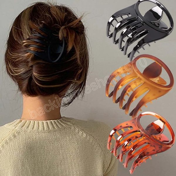 7cm hollow multi-tooth hairpin hair clamps frosted ponytail holder hair claw barrette for women fashion accessories, Slivery;white
7cm hollow multi-tooth hairpin hair clamps frosted ponytail holder hair claw barrette for women fashion accessories, Slivery;white