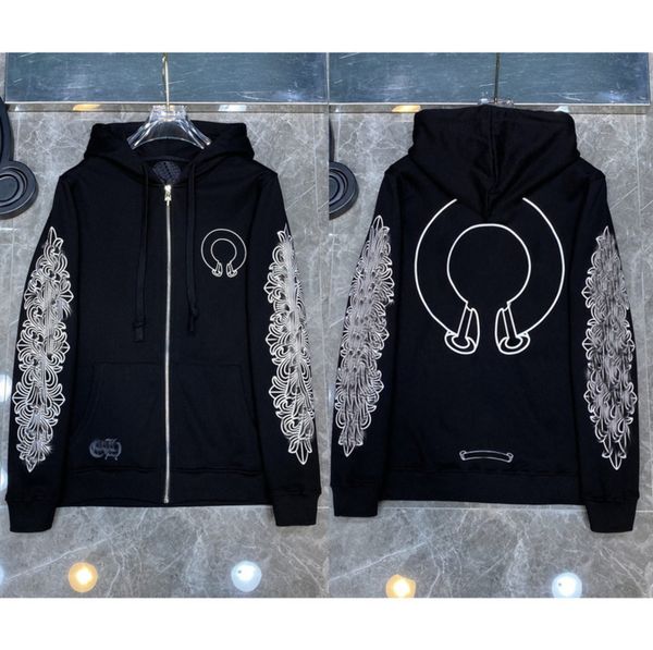 men's fashion designer jackets brand luxury zipper sweatshirts horseshoe cross print ch hoodies men women coat casual pullover loose h, Black;brown
men's fashion designer jackets brand luxury zipper sweatshirts horseshoe cross print ch hoodies men women coat casual pullover loose h, Black;brown