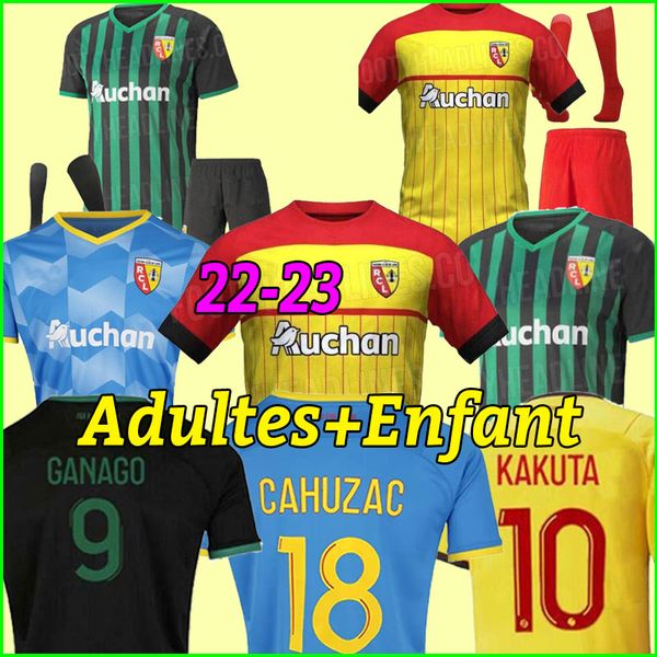 2021 2022 2023 rc lens soccer jerseys fofana ganago 21/22/23 home away kakuta gradit fortes perez third football shirt men kids kit sock ful, Black;yellow
2021 2022 2023 rc lens soccer jerseys fofana ganago 21/22/23 home away kakuta gradit fortes perez third football shirt men kids kit sock ful, Black;yellow