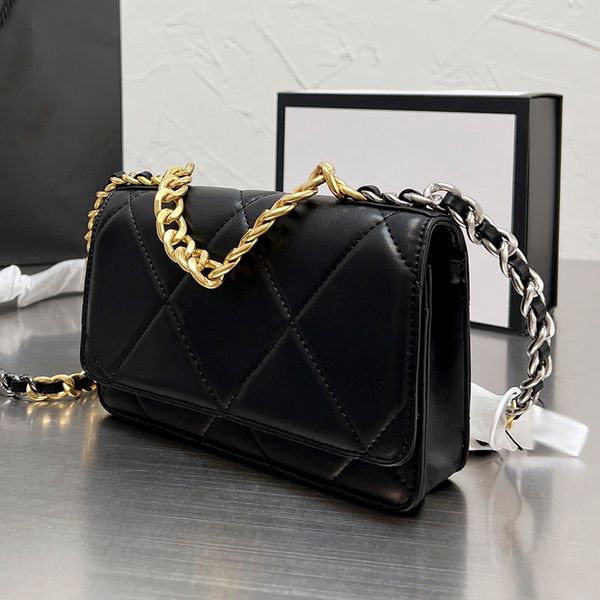 ladies flap mini designer cowhide solid color crossbody bags classic handbags multicolor metal chains luxury diamond quilting shoulder
ladies flap mini designer cowhide solid color crossbody bags classic handbags multicolor metal chains luxury diamond quilting shoulder