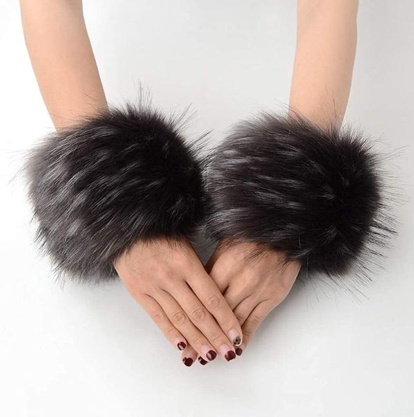 elbow & knee pads women's fur cuff winter faux short wrist cuffs furry bands arm warmer, Black;gray
elbow & knee pads women's fur cuff winter faux short wrist cuffs furry bands arm warmer, Black;gray