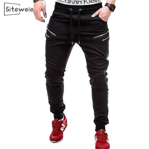 siteweie fashion men sweatpants hip hop streetwear joggers outdoor runing sport pants casual solid zip up long sportpant l408 201128, Black
siteweie fashion men sweatpants hip hop streetwear joggers outdoor runing sport pants casual solid zip up long sportpant l408 201128, Black