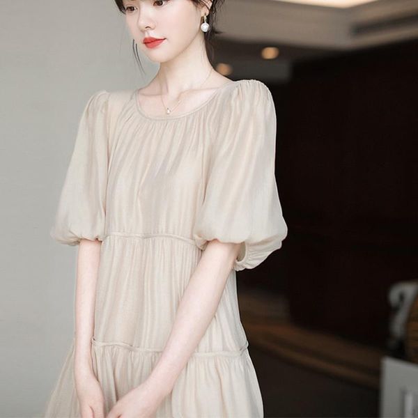2022 summer new high-end french retro dress chic design niche slim skirt, Black;gray
2022 summer new high-end french retro dress chic design niche slim skirt, Black;gray