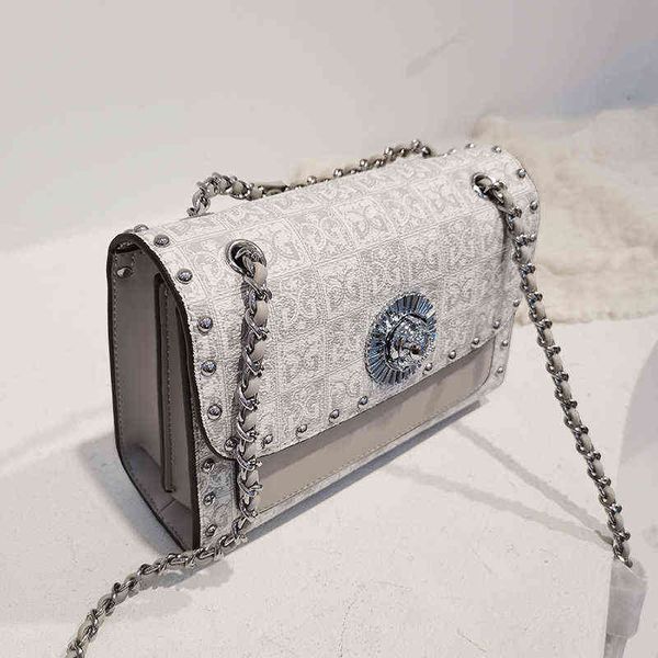 luxury designer chain shoudler crossbody bags for women fashion women's buckle rivet chain gray white bag trend summer brand woman hand
luxury designer chain shoudler crossbody bags for women fashion women's buckle rivet chain gray white bag trend summer brand woman hand