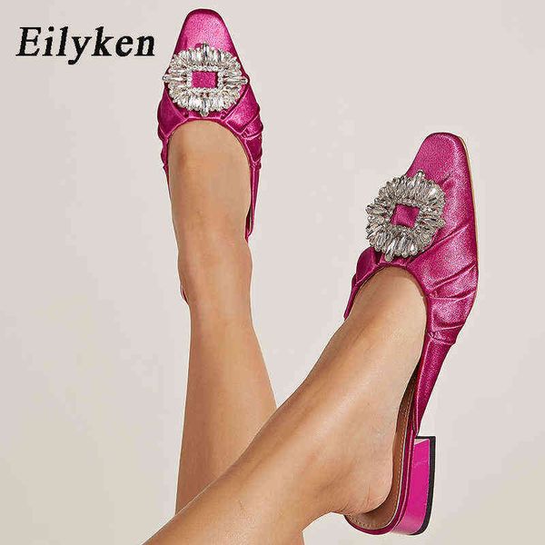 nxy sandals fashion satin pointed toe women mules slipper summer crystal square low heels ladies elegant slides casual beach shoes, Black
nxy sandals fashion satin pointed toe women mules slipper summer crystal square low heels ladies elegant slides casual beach shoes, Black