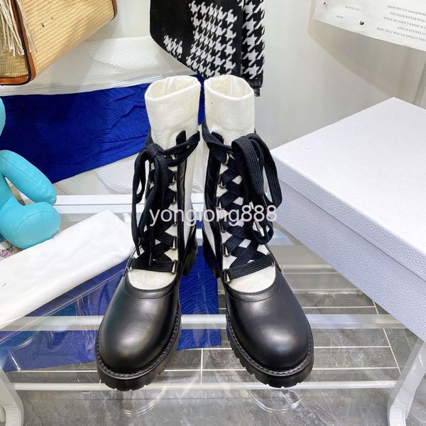 boots high end quality martin boots women's autumn winter thick heel bottom cross strap milky white elastic socks leather, Black
boots high end quality martin boots women's autumn winter thick heel bottom cross strap milky white elastic socks leather, Black