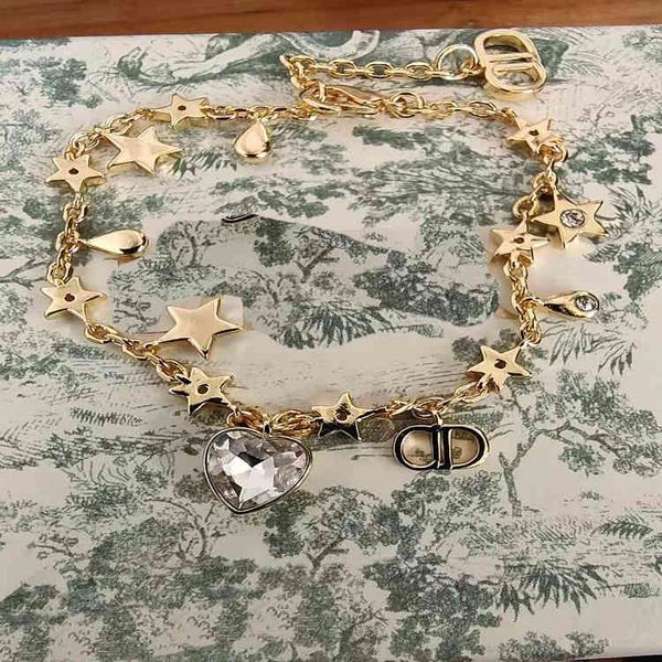 2022 women's fashion all-match high-quality new personality necklace brand wholesale jia di bracelet 5 words love pearl clavicle chain, Silver
2022 women's fashion all-match high-quality new personality necklace brand wholesale jia di bracelet 5 words love pearl clavicle chain, Silver