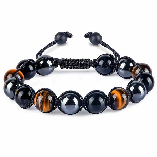 trendy tiger eye bead manual women braided bracelet adjustable natural stone triple protection for couples bracelet, Golden;silver
trendy tiger eye bead manual women braided bracelet adjustable natural stone triple protection for couples bracelet, Golden;silver