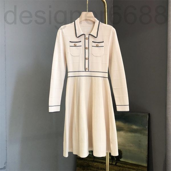 casual dresses designer channel hard goods french dress women's early spring color contrast lapel light cooked wind inside with knitted, Black;gray
casual dresses designer channel hard goods french dress women's early spring color contrast lapel light cooked wind inside with knitted, Black;gray