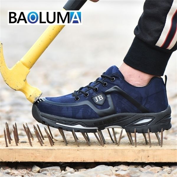 men safety summer boots antismashing antipuncture steel toe caps antipiercing breathable mens work shoes y200915, Black;brown
men safety summer boots antismashing antipuncture steel toe caps antipiercing breathable mens work shoes y200915, Black;brown