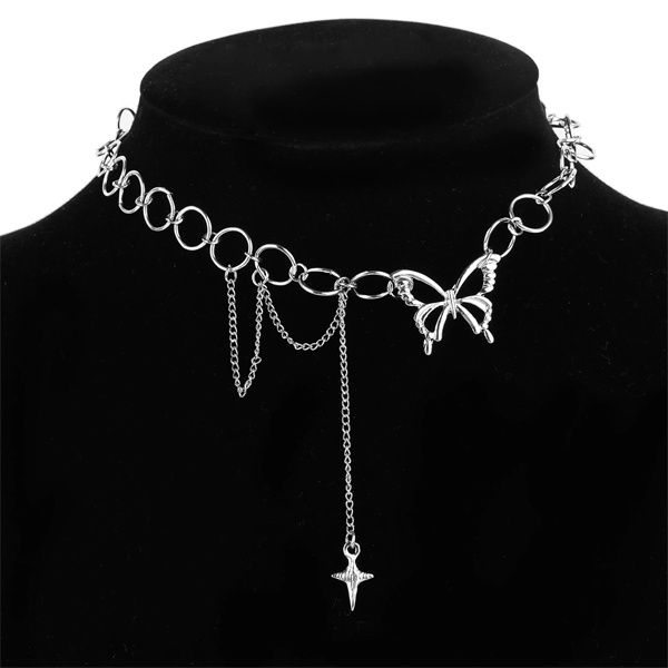 new butterfly choker chokers frigid wind necklace tide design collar party daily fashion jewelry ab794, Golden;silver
new butterfly choker chokers frigid wind necklace tide design collar party daily fashion jewelry ab794, Golden;silver