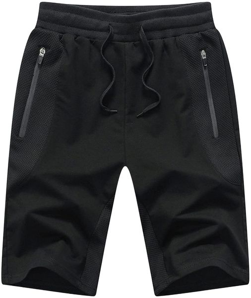 mens shorts casual sports with elastic waist zipper pockets c6hh#, White;black
mens shorts casual sports with elastic waist zipper pockets c6hh#, White;black