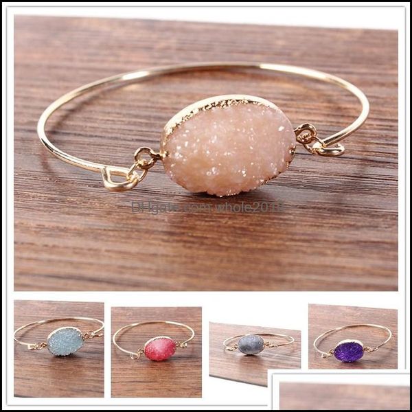 charm bracelets jewelry fashion druzy drusy bracelet gold plated oval irregar imitate natural stone bangle for wo dhsgj, Golden;silver
charm bracelets jewelry fashion druzy drusy bracelet gold plated oval irregar imitate natural stone bangle for wo dhsgj, Golden;silver