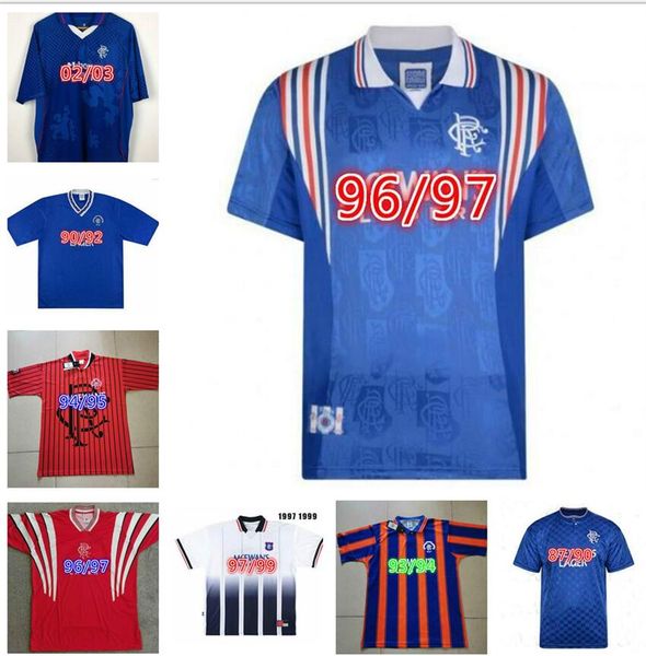 96 97 laudrup mens retro soccer jerseys albertz gascoigne mccoist ferguson gattuso home away rangers football shirt uniforms, Black;yellow
96 97 laudrup mens retro soccer jerseys albertz gascoigne mccoist ferguson gattuso home away rangers football shirt uniforms, Black;yellow