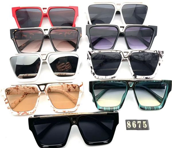designer womens mens sunglasses anti-uv protection sun glasses for men and women trendy 8675#, White;black
designer womens mens sunglasses anti-uv protection sun glasses for men and women trendy 8675#, White;black