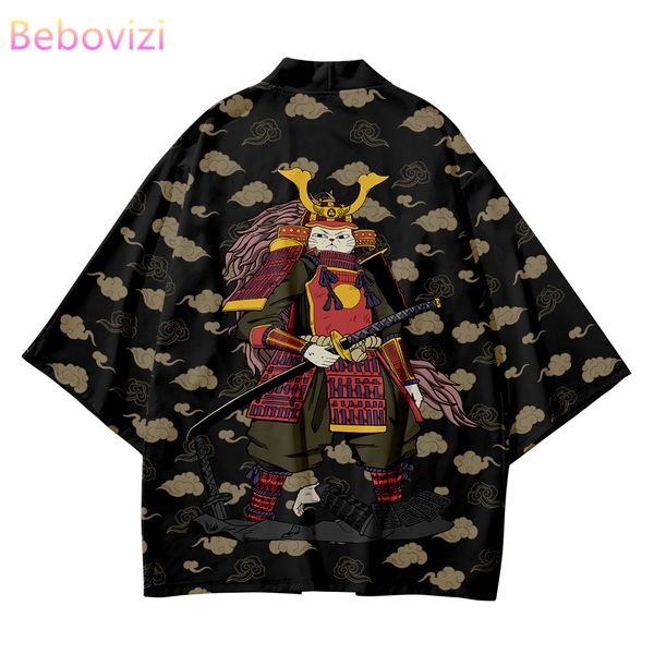 black cat samurai print japanese style cosplay fashion kimono and pant set men cardigan haori obi asian clothes plus size 6xl, Red
black cat samurai print japanese style cosplay fashion kimono and pant set men cardigan haori obi asian clothes plus size 6xl, Red