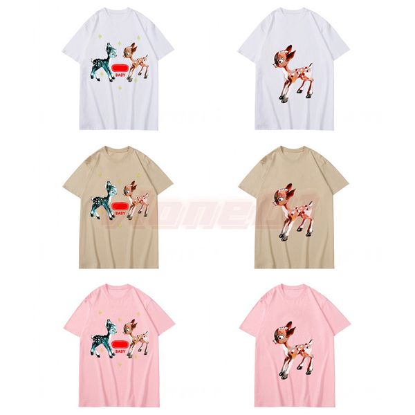 2022 fashion mens designer t shirt womens sika deer print t shirts short sleeve round neck cotton tees asian size m-2xl, White;black
2022 fashion mens designer t shirt womens sika deer print t shirts short sleeve round neck cotton tees asian size m-2xl, White;black